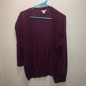 Plum Cardigan